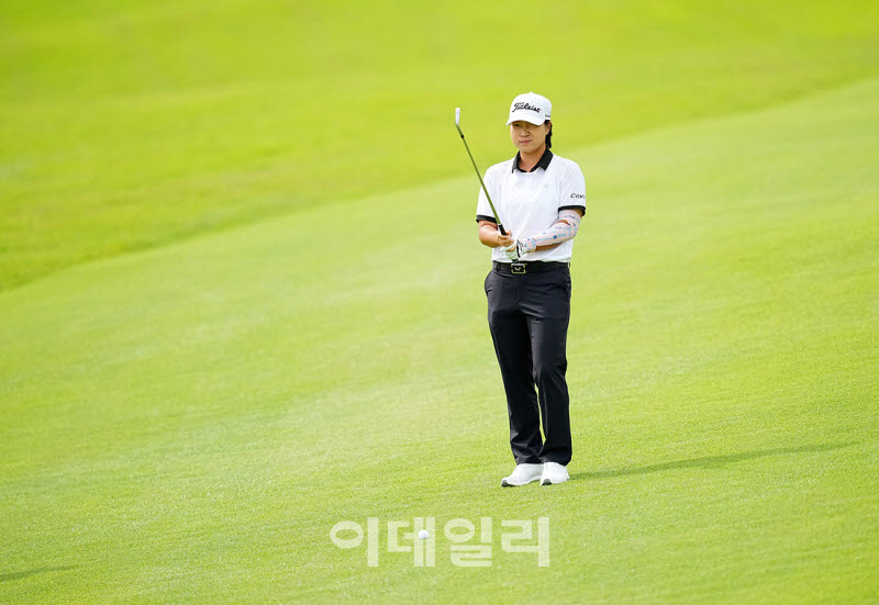 [포토]김지수,집중력을 높인다