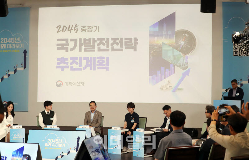 [포토] 기획예산처, ‘2045년, 미래 미리보기’  타운홀 미팅