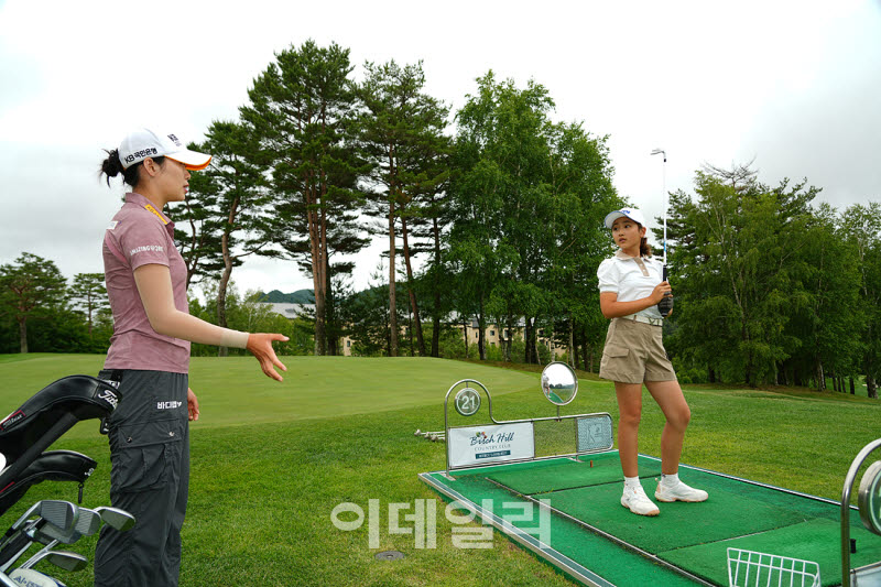 [포토]방신실,장타 비법 알려줄까