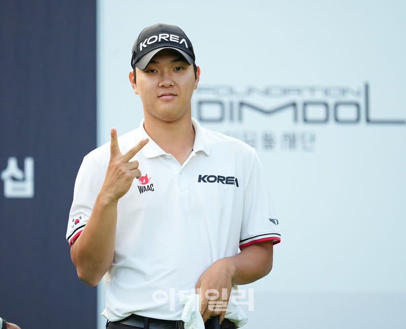 [포토]김민수,최종일 승리의 브이