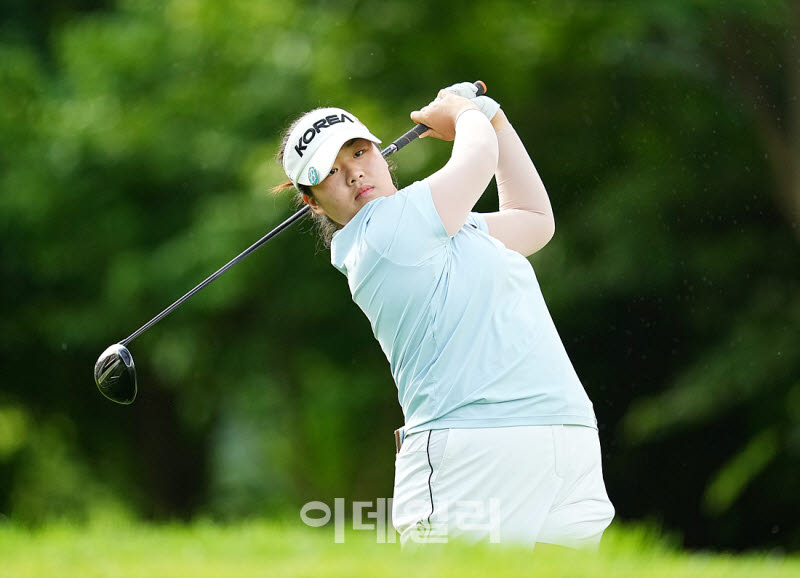 [포토]김규빈,역전 우승을 향하여