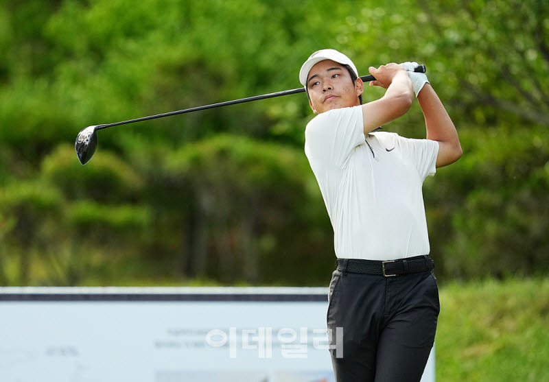 [포토]김태양,첫 티샷은 강력하게