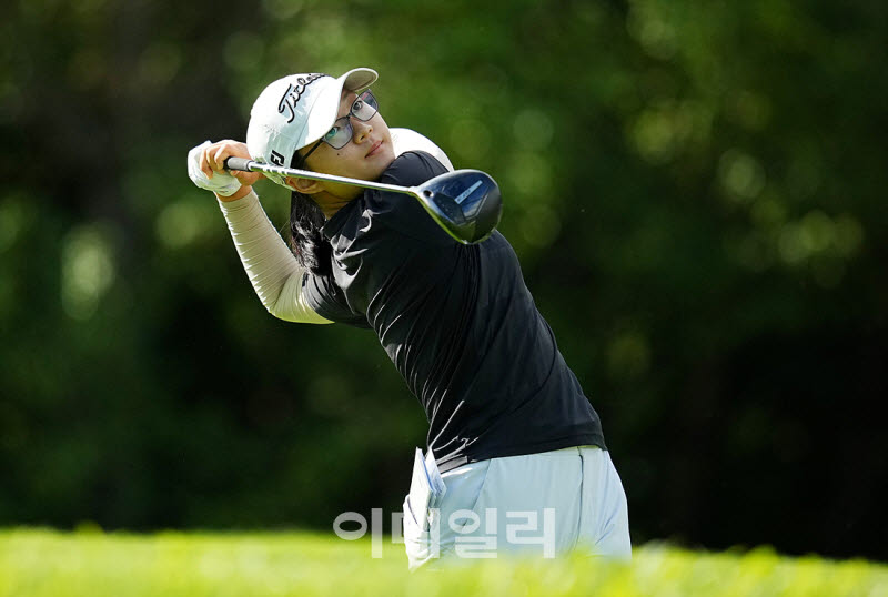 [포토]박진주,최종일 올라가자