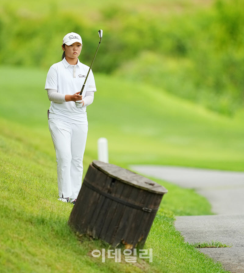 [포토]송가은,트러블 샷을 준비해요