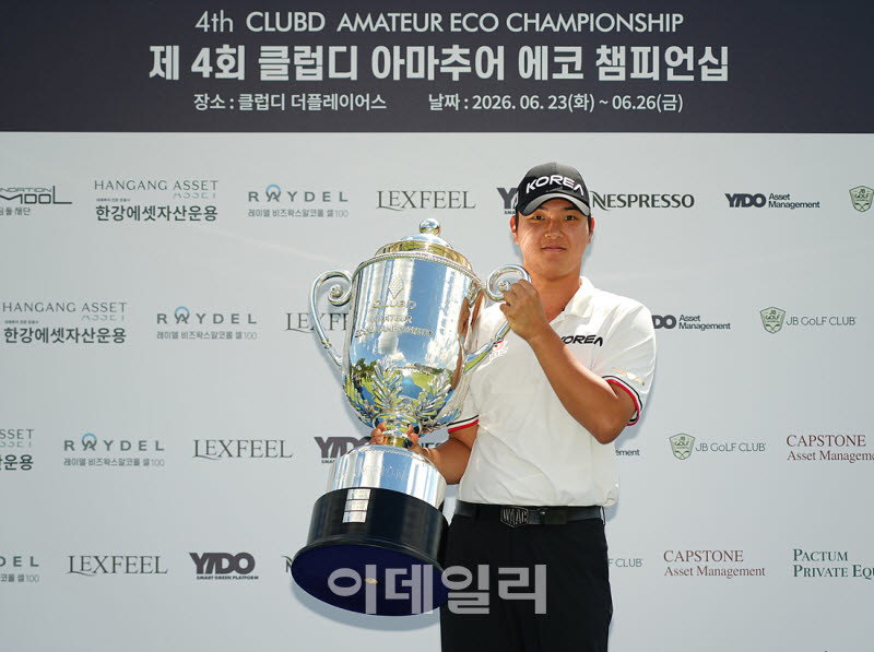 [포토]김민수,올 시즌 두 번째 우승입니다