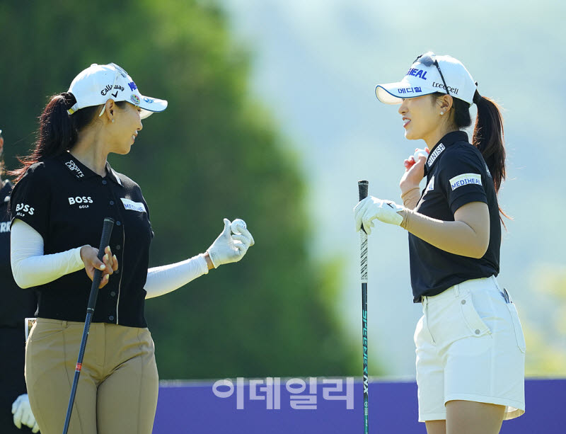 [포토]이채은-안지현,최종일 같은조 출발이네
