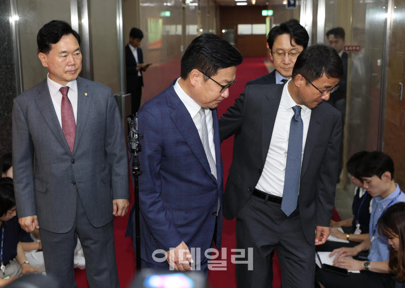 [포토]여야 원내대표, '원구성 협상 결렬'
