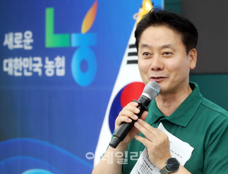 [포토] 김주양 농업경제대표, 대학생 서포터즈 발대식 인사말