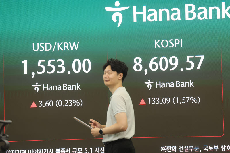 환율 1550원으로 상승 개장…엔화 약세·외국인 주식 매도 지속