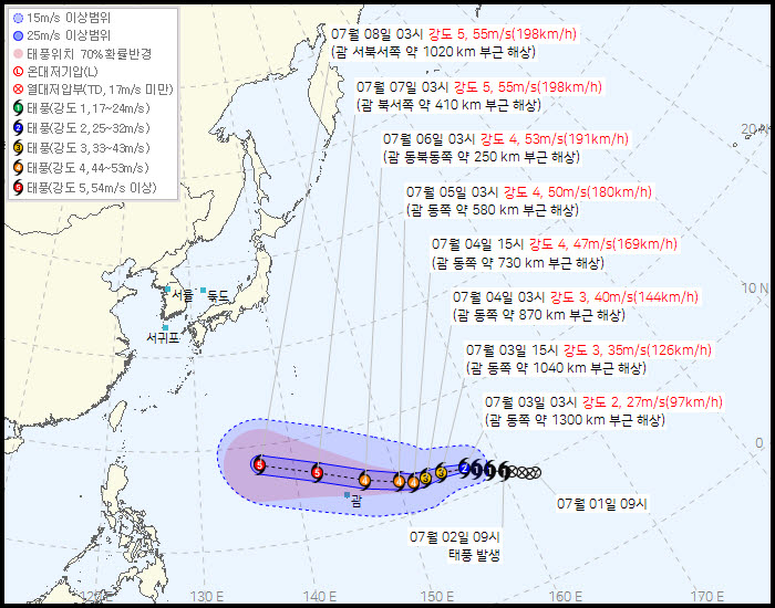 9·10호 태풍 동시 발생…장마·폭우 변수 되나