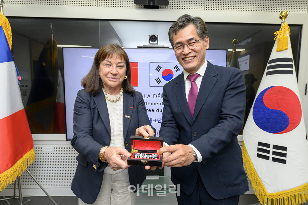 [포토] 프랑스-한국 의원친선협회 대표단, 양천구 방문