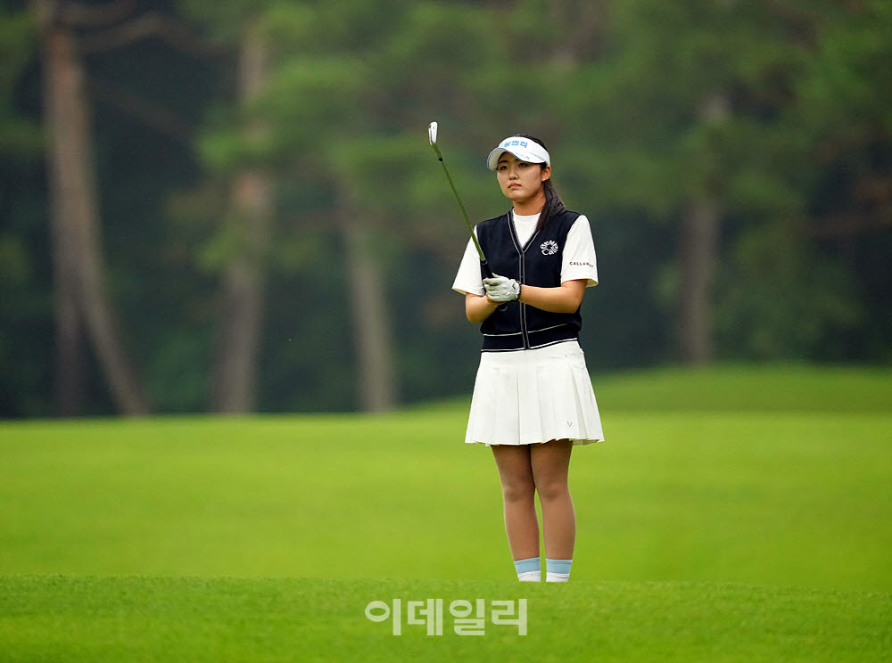 [포토]임수민,핀을 신중하게 조준한다