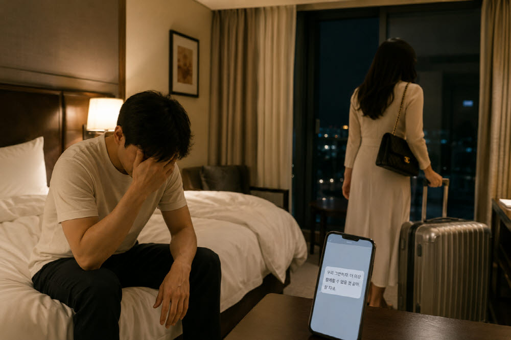 신혼여행 첫날 연락 차단한 아내, 결혼사기일까요?[양친소]