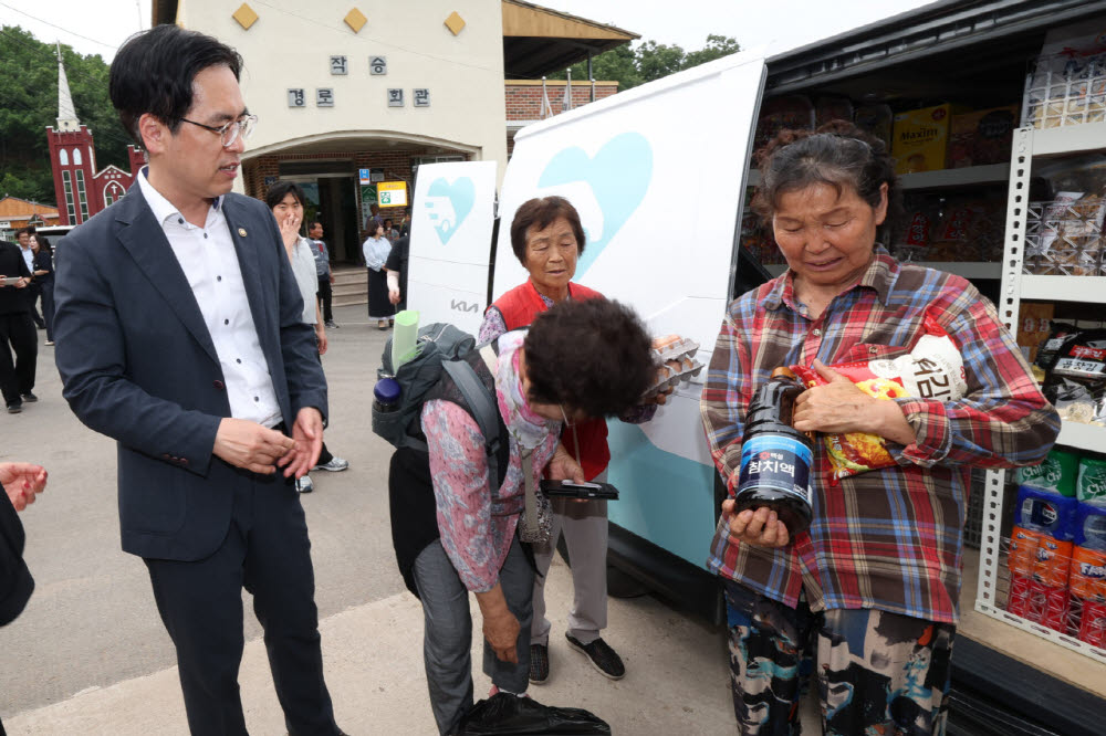 행안부·기아 신선식품 배송, 의성서 첫발…하반기 순창군 확산