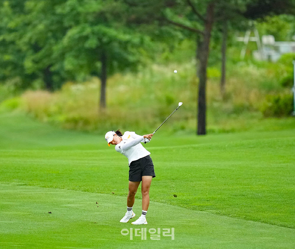 [포토]박예지,그린에 올라가라