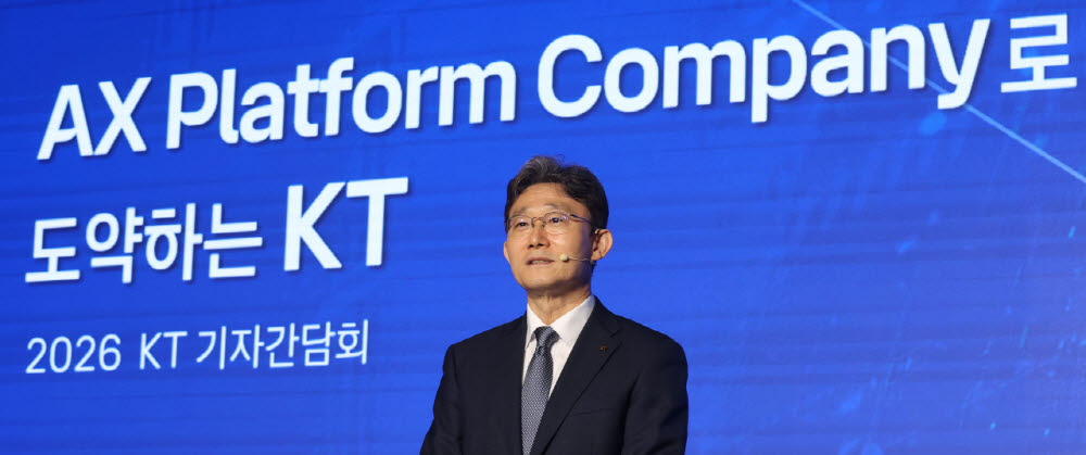 [포토]AX 플랫폼 컴퍼니로 도약하는 KT
