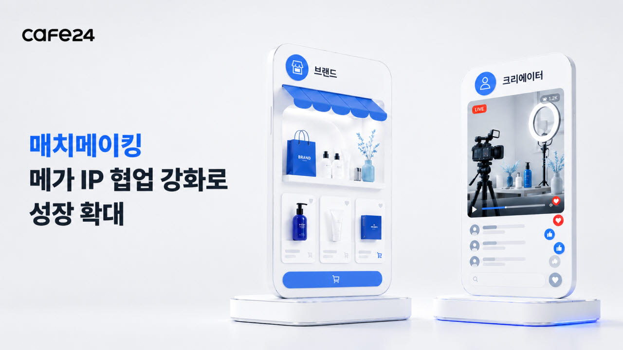 카페24 매치메이킹, 메가 IP 협업에 거래액 확대