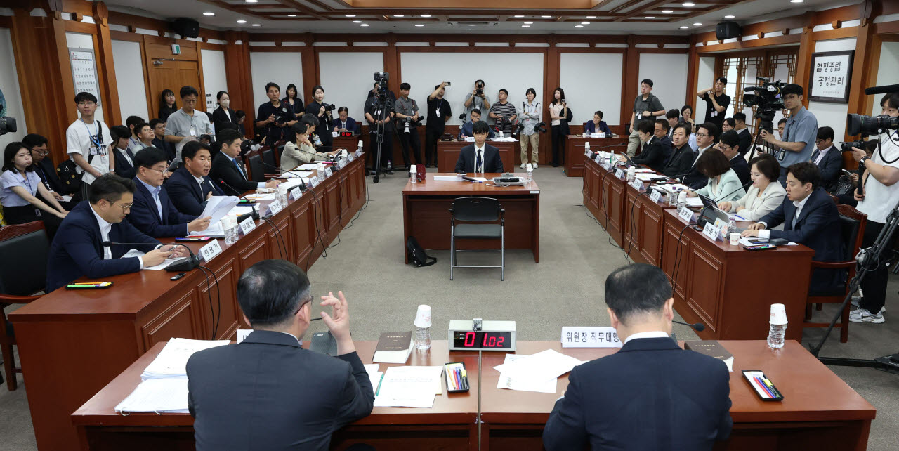 [포토]선관위 국조특위 중앙선관위 현장조사