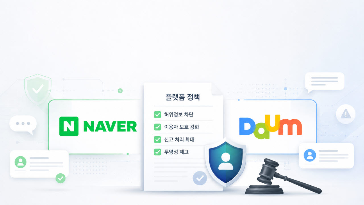 허위조작정보법 시행…네이버·다음, 게시물 신고·삭제 기준 손봤다