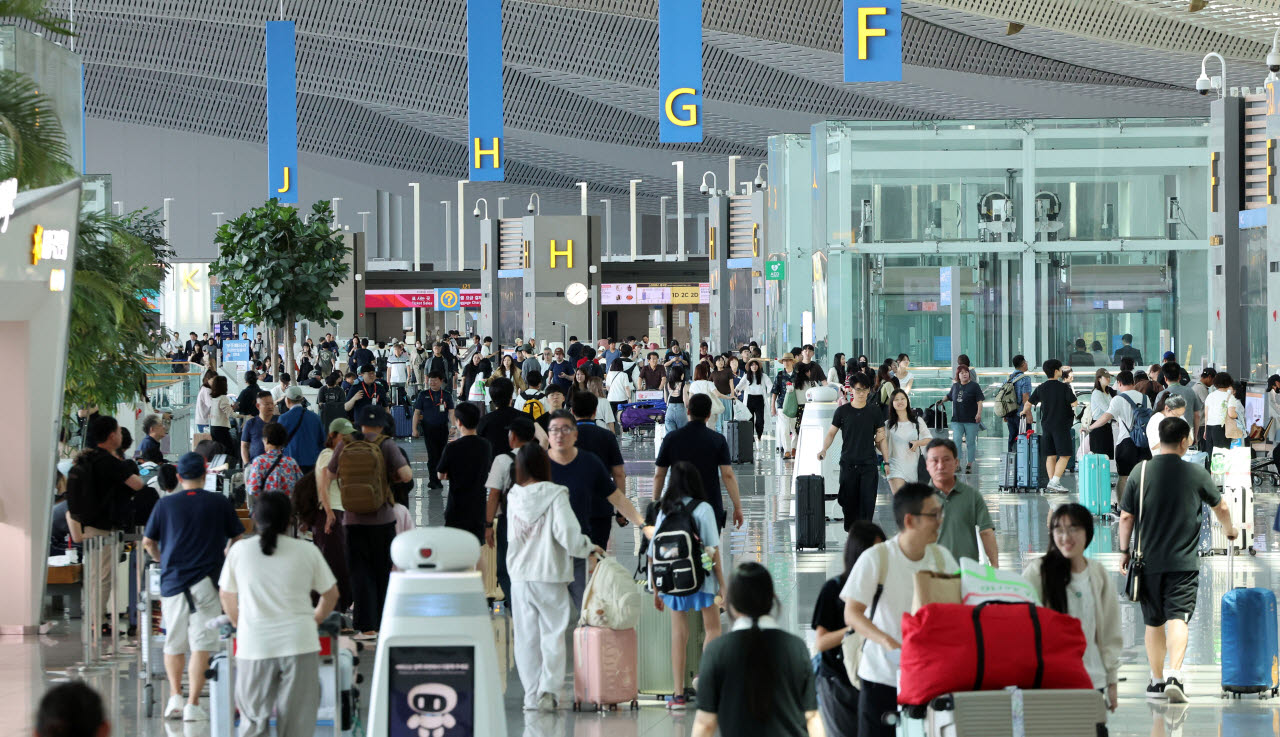 [포토]인천국제공항 누적 여객 10억명 달성