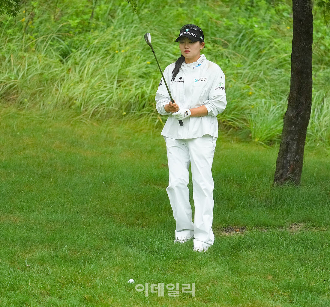 [포토]노승희,칩인을 노려본다
