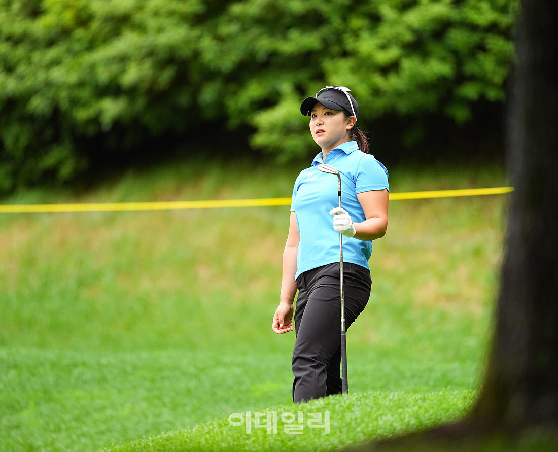 [포토]유서연,그린에 올라가라