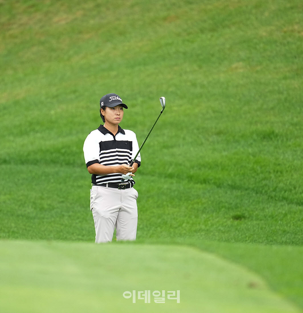[포토]김지수,그린 중앙을 노린다