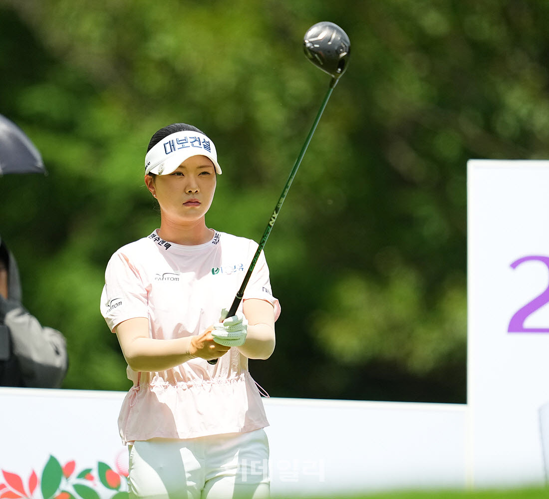 [포토]서어진,역전 우승을 노린다