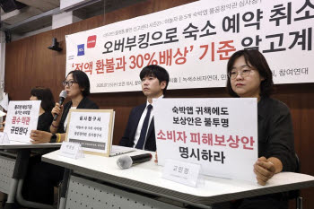 "오버부킹인데 환불만?"…시민단체, 야놀자 등 5개 숙박앱 공정위 심사청구
