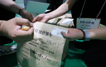 충주시장 선거 재검표 마무리…이동석 시장 당선 유지