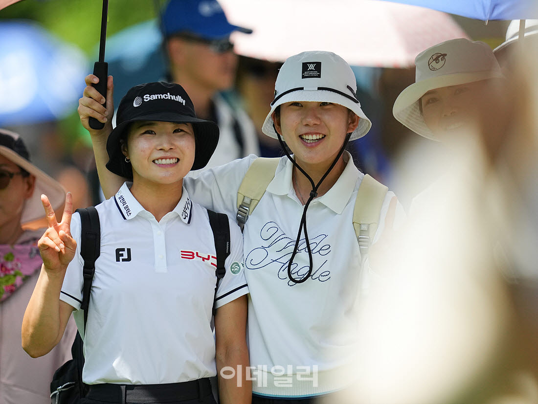 [포토]고지원-윤다현,콤비 응원 왔어요