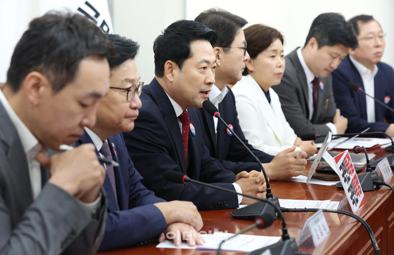 [포토]'모두발언하는 장동혁 대표'