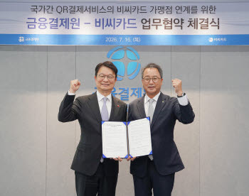 BC카드, 금융결제원과 국가간 QR 결제 서비스 확대 추진