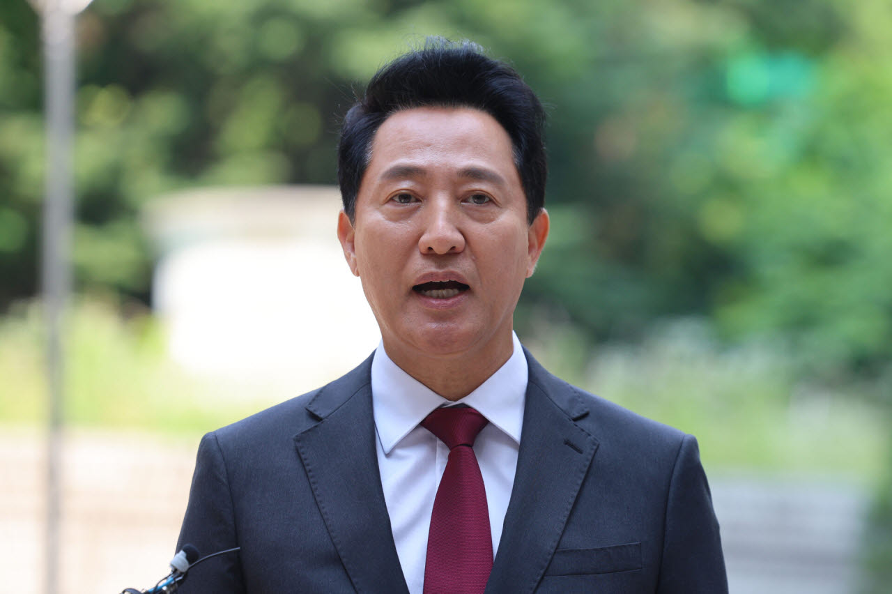[속보]법원 "오세훈 비공표 여론조사비, 후원자에 요청해 대납"