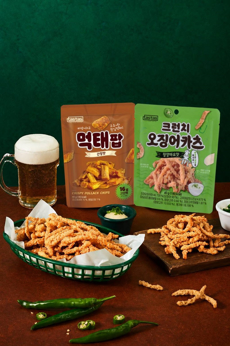 바이오포트, 먹태·오징어 담은 프리미엄 안주 스낵 2종 출시