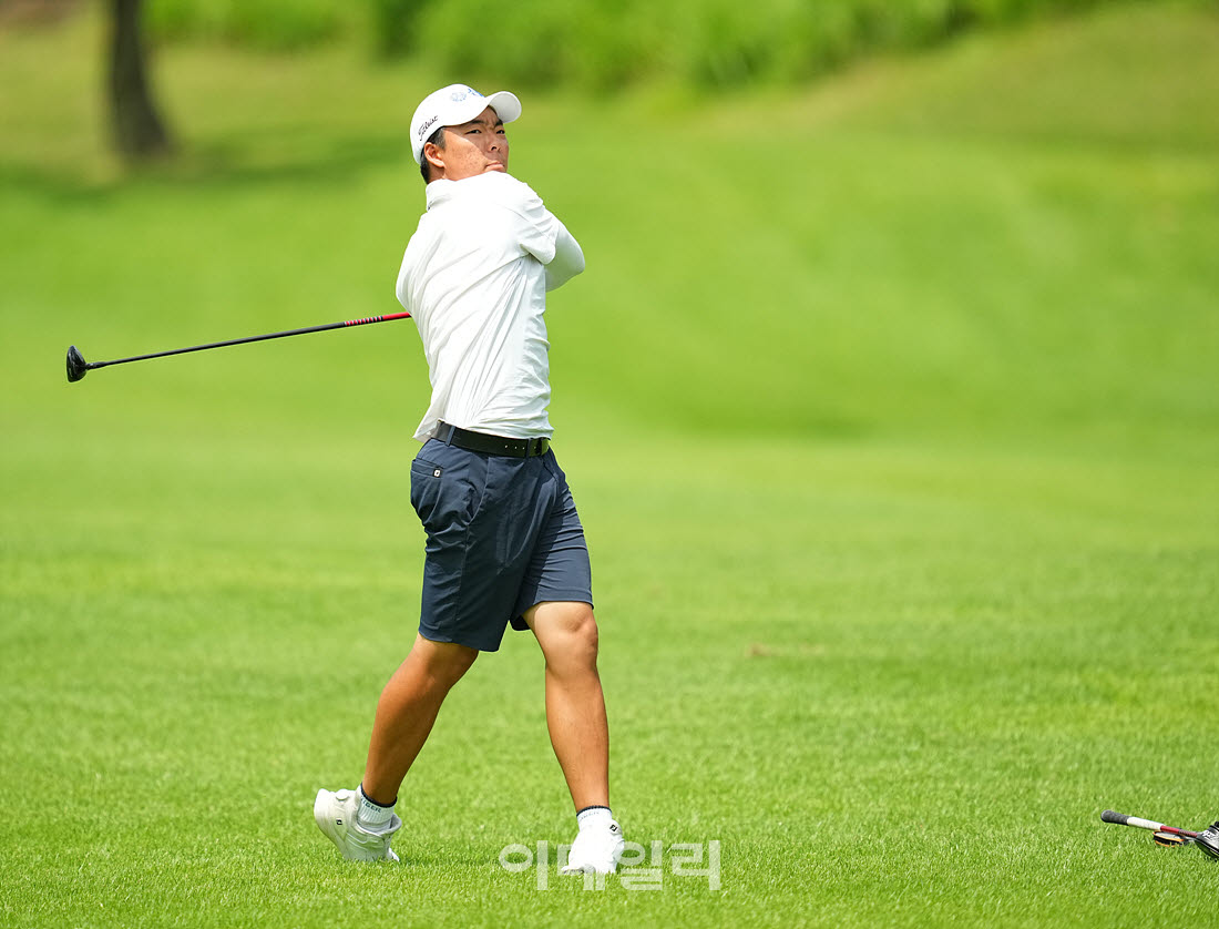 [포토]상현준,강한 회전력의 우드샷