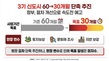 "3기 신도시 공사기간 '반으로 줄여라'…문화재·토지보상이 변수"