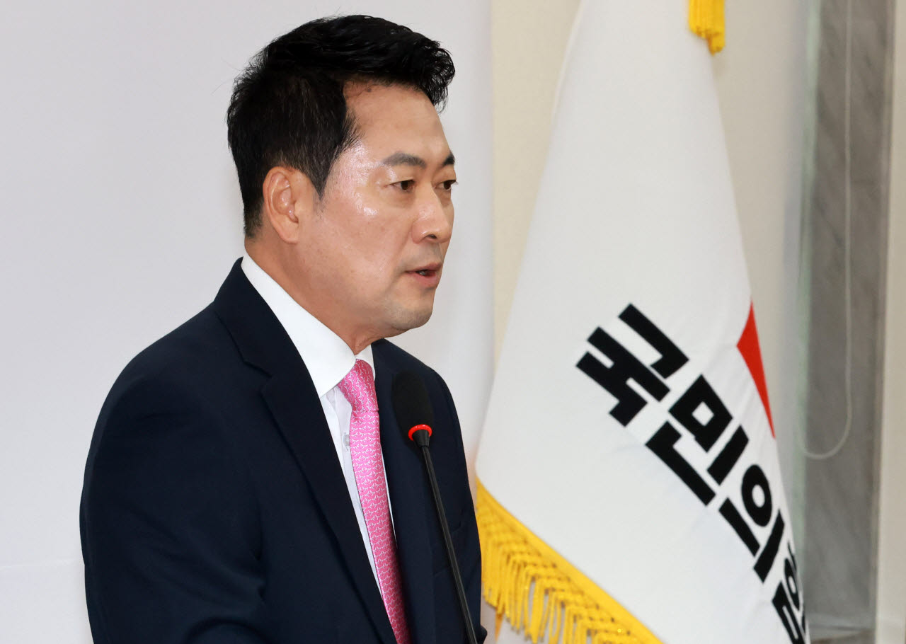 [포토]중앙선관위 선거 소청 출석 앞둔 장동혁 국민의힘 대표