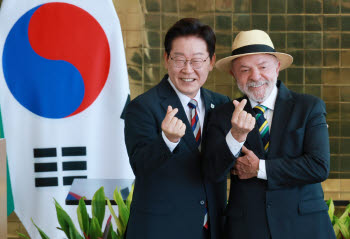 李대통령, 브라질 국빈오찬 참석…룰라 “韓 인재육성·경제성장 경험 공유 희망”