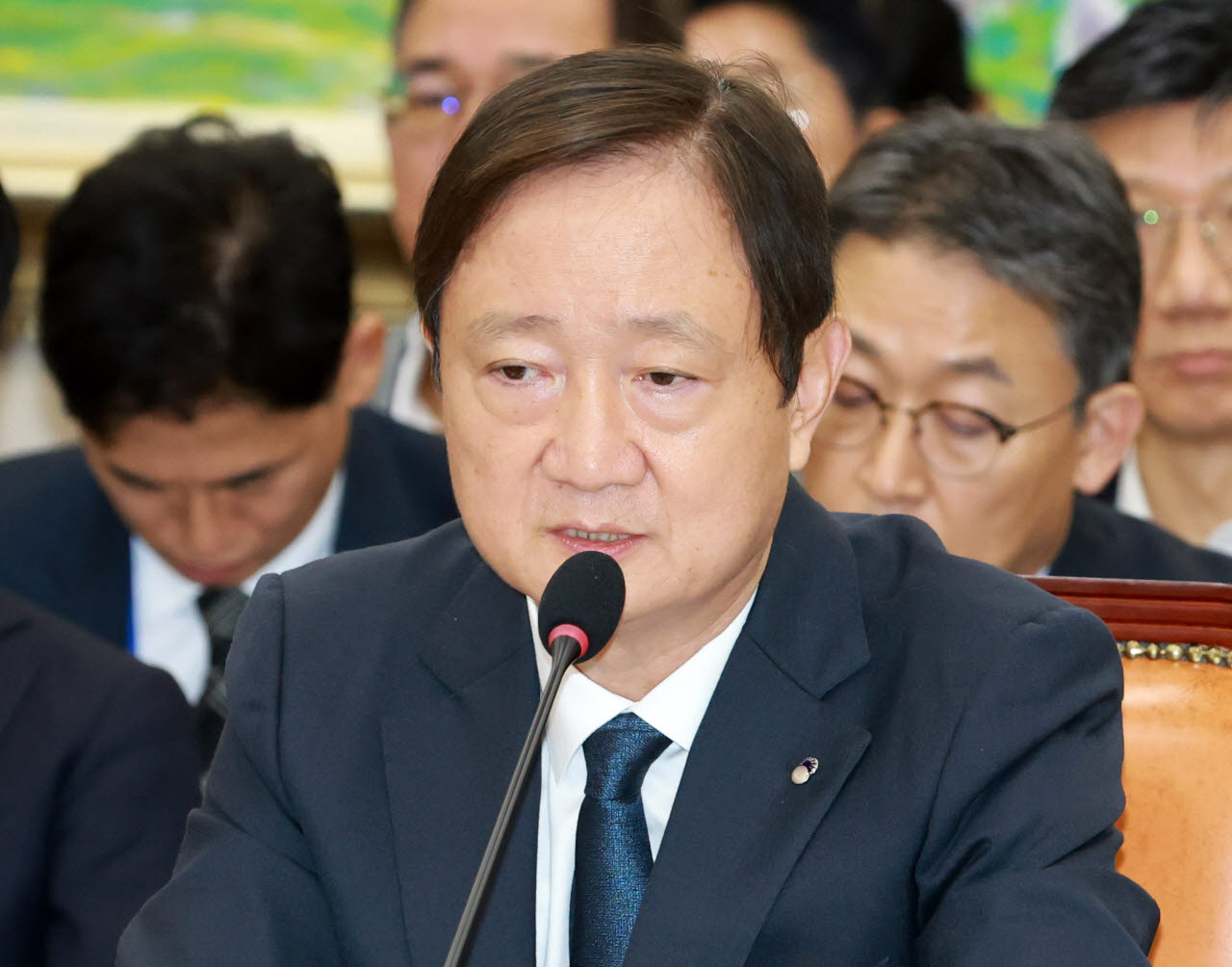 [포토]질의에 답하는 이찬진 금융감독원장