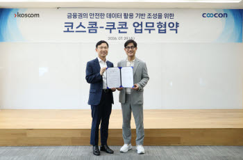 코스콤, 쿠콘과 안전한 개인정보 활용 환경 구축 '맞손'
