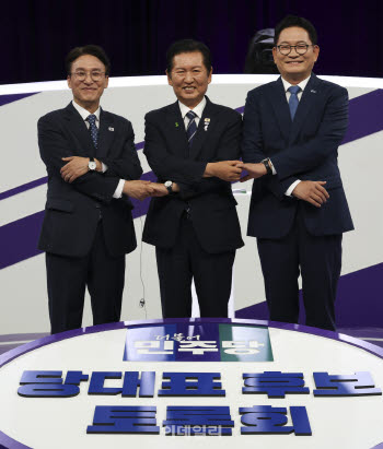 민주당 차기 당대표, '1순위 선호도' 정청래 36.9%·김민석 28%