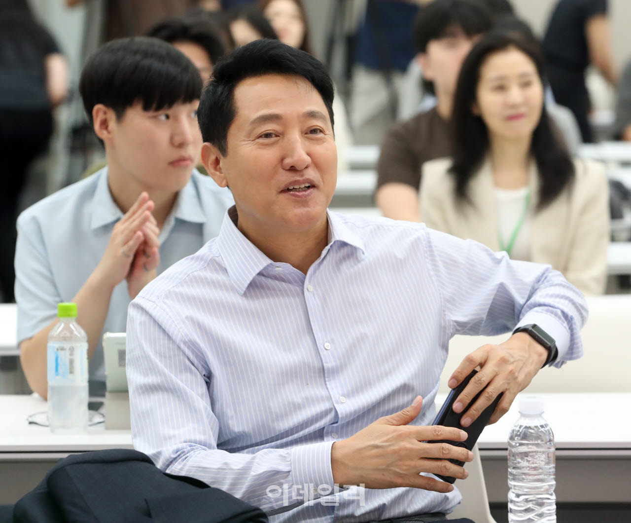 [포토] 청년들과 소통하는 오세훈 서울시장