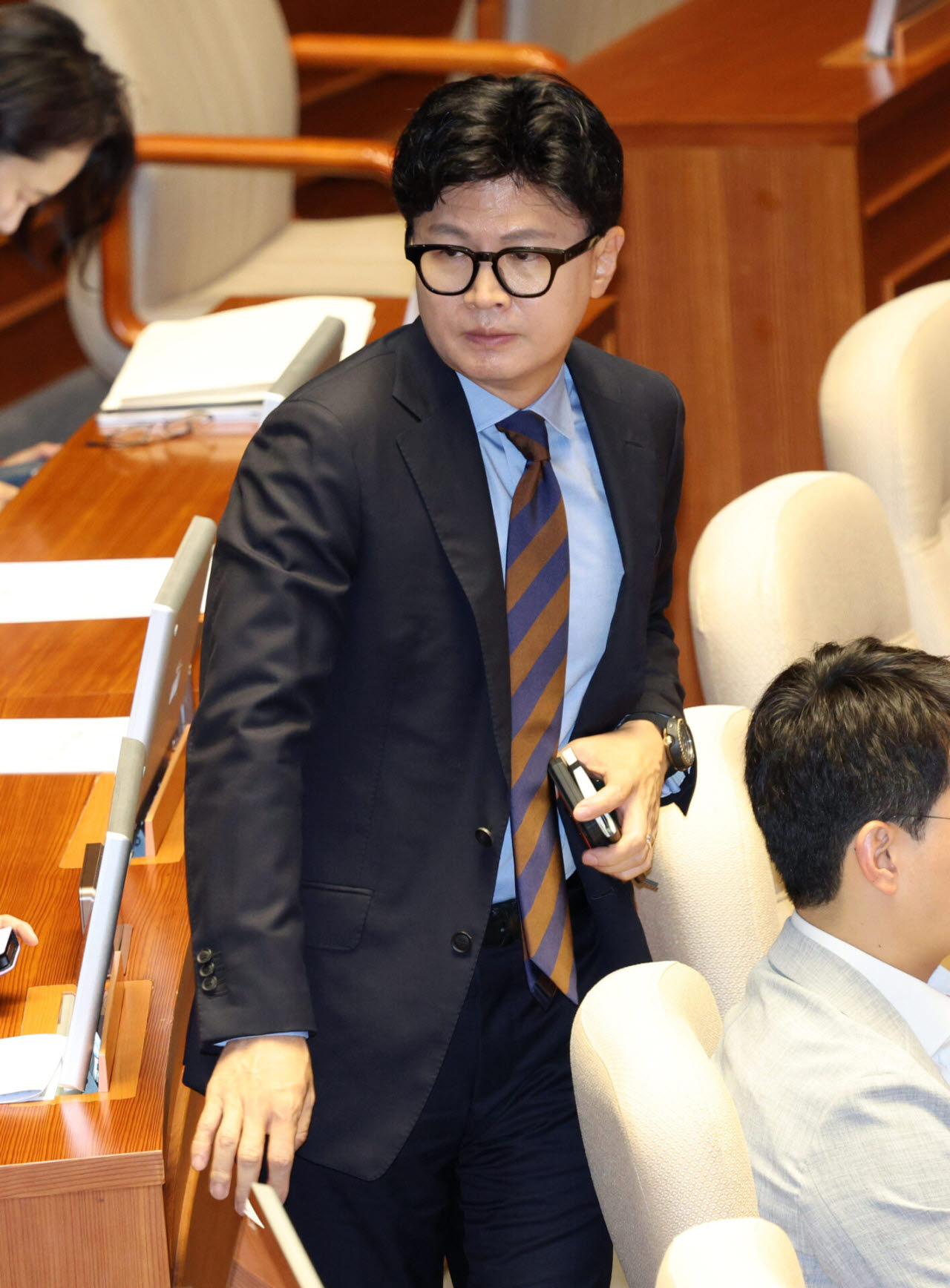 한동훈 "정성호, 직 걸고 대통령에 '보완수사권 폐지' 거부권 행사 말하라"