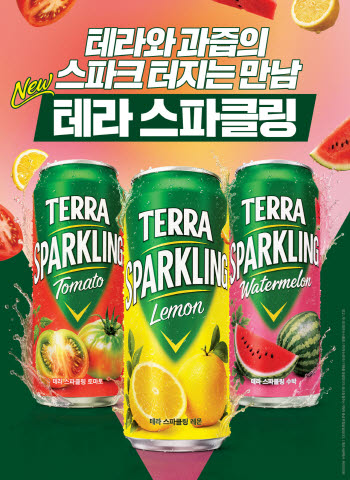 맥주 넘어 과실 탄산주…하이트진로, ‘테라 스파클링’ 출시