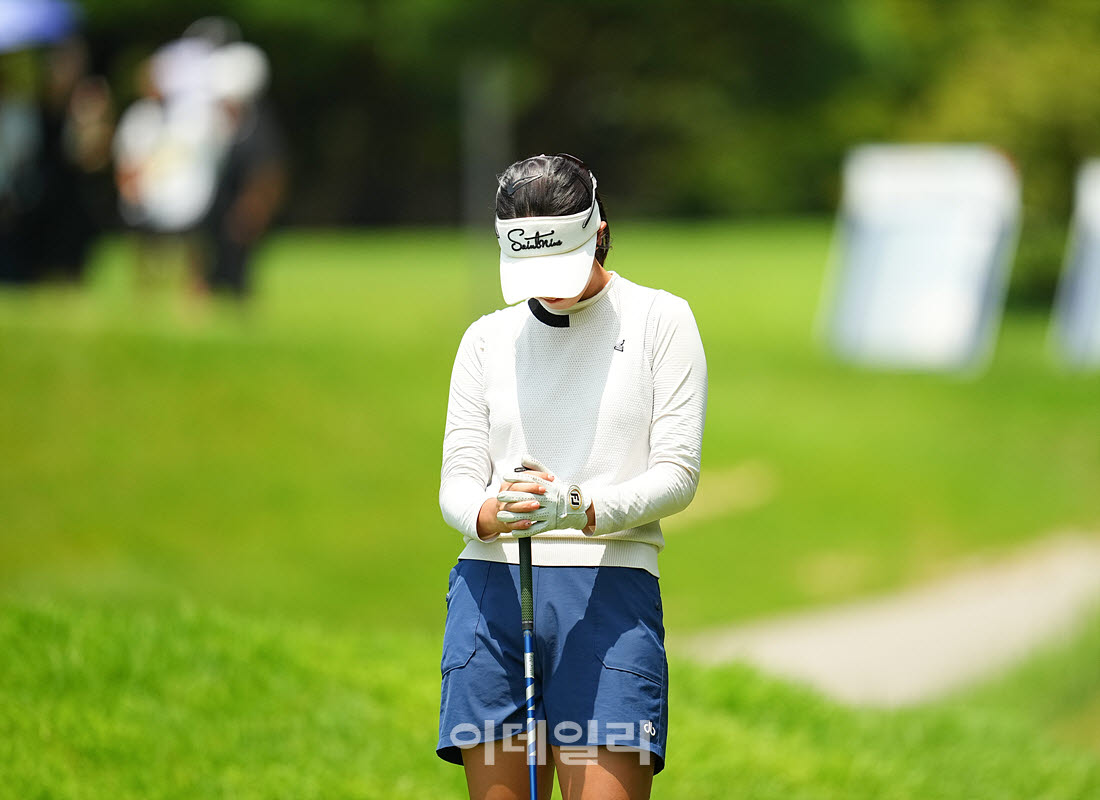 [포토]김나라,출발전 기도의 시간