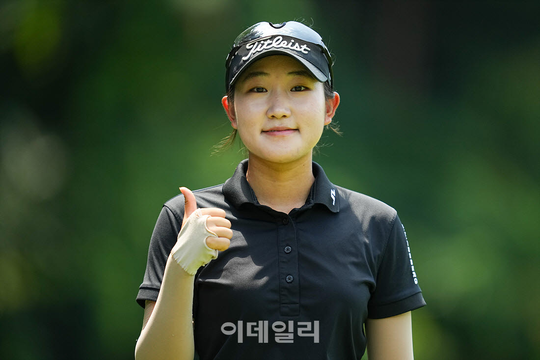 [포토]변혜성,우승 향한 엄지척
