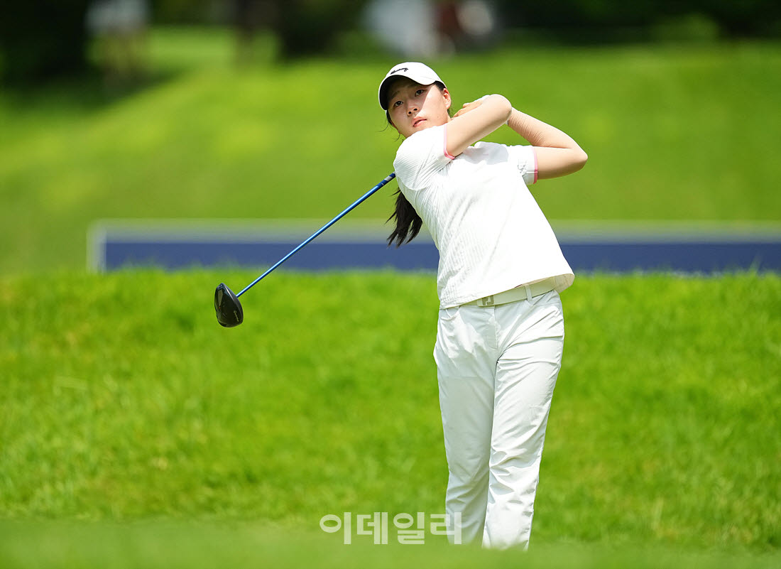 [포토]한태인,선두권을 향하여