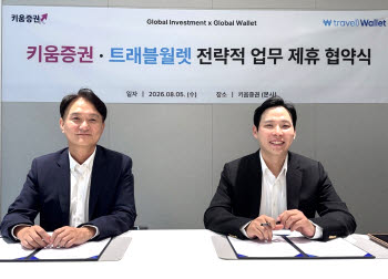 키움증권·트래블월렛 맞손…디지털 자산·임베디드 금융 협력