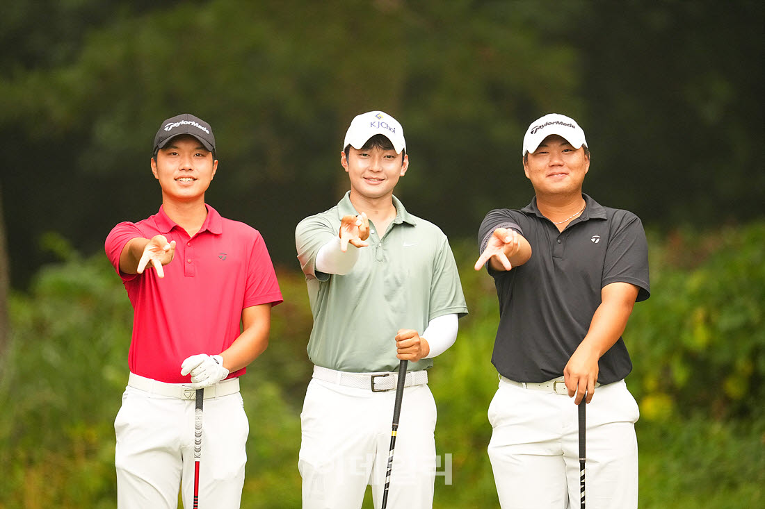[포토]정의석-윤태환-이승민,우리의 선택은 갸루 브이